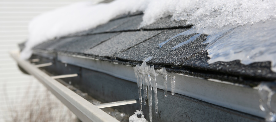 icy roof
